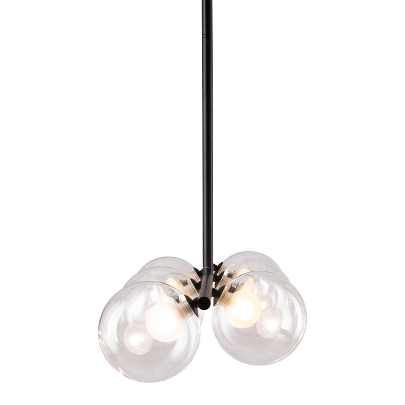  Zuo Keyoz 56112 Ceiling Lamp - Black IMAGE 3