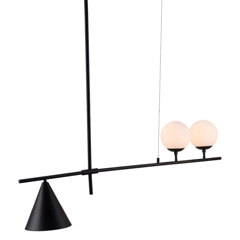  Zuo Richiza 56113 Ceiling Lamp - Black IMAGE 2