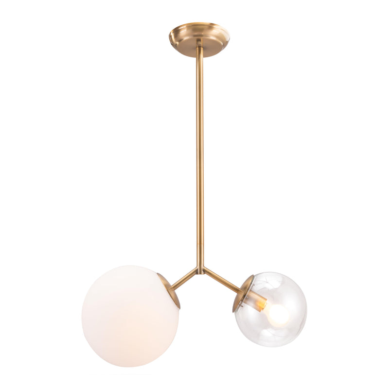 Zuo Constance 56114 Ceiling Lamp - Brass IMAGE 2