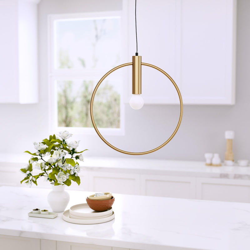  Zuo Irenza 56116 Ceiling Lamp - Brass IMAGE 6
