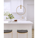  Zuo Irenza 56116 Ceiling Lamp - Brass IMAGE 7