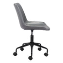  Zuo Byron 101781 Office Chair - Grey IMAGE 2