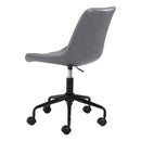  Zuo Byron 101781 Office Chair - Grey IMAGE 5