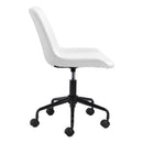  Zuo Byron 101782 Office Chair - White IMAGE 2