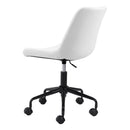  Zuo Byron 101782 Office Chair - White IMAGE 5