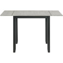  Elements International Martin DMT3003DLDS 3 pc Dinette - Grey/Black IMAGE 2