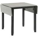  Elements International Martin DMT3003DLDS 3 pc Dinette - Grey/Black IMAGE 3