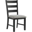  Elements International Martin DMT3003DLDS 3 pc Dinette - Grey/Black IMAGE 5