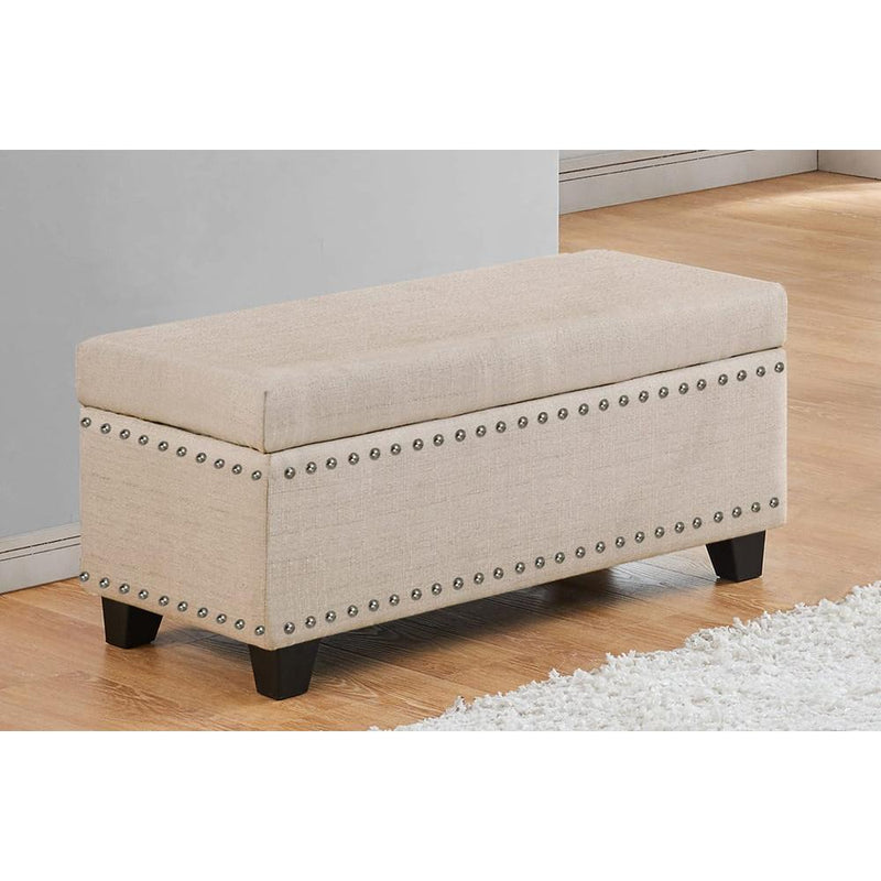 Titus Furniture Storage Bench T-824-BE IMAGE 1