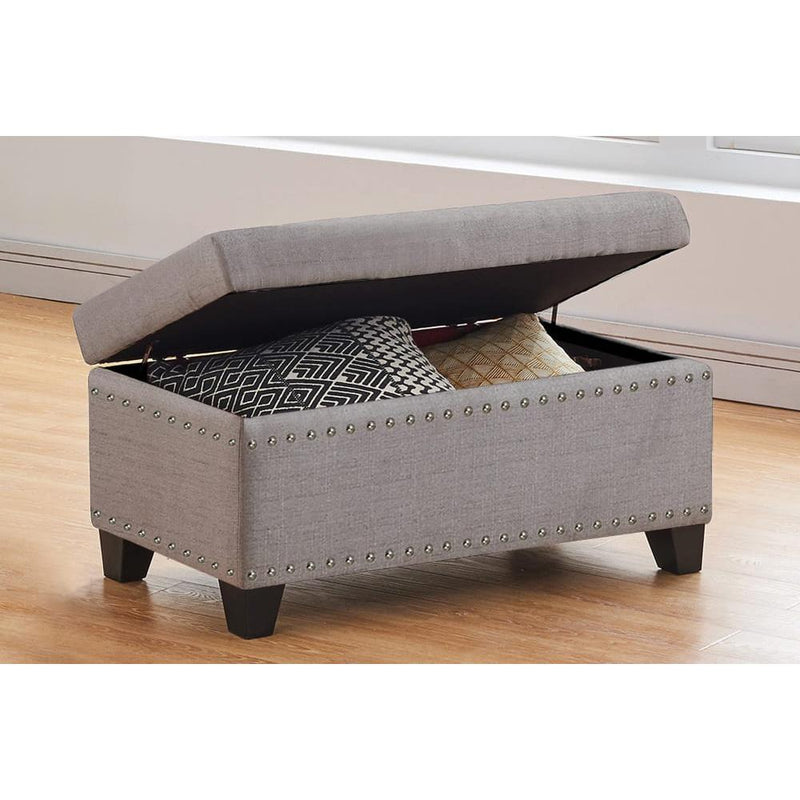 Titus Furniture Storage Bench T-824-GR IMAGE 2