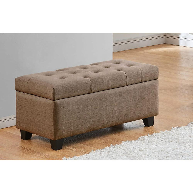 Titus Furniture Storage Bench T-826-BR IMAGE 1