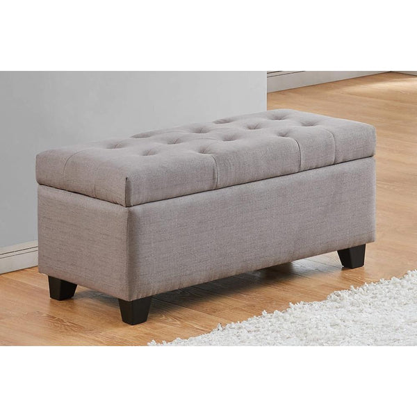 Titus Furniture Storage Bench T-826-GR IMAGE 1