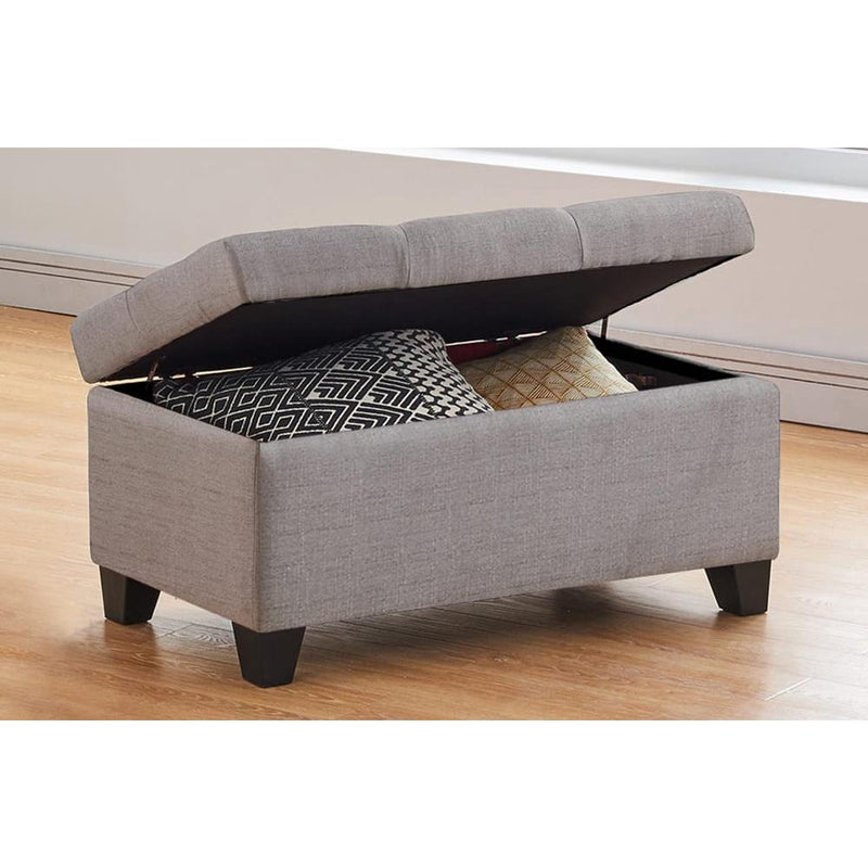 Titus Furniture Storage Bench T-826-GR IMAGE 2