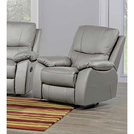 Titus Furniture Leather Match Recliner T-1415G-C IMAGE 1