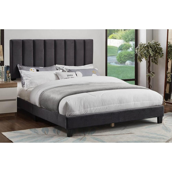 Titus Furniture King Upholstered Panel Bed T-2118C-K IMAGE 1