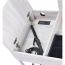 Acme Furniture Saffron 90315 Vanity Desk - Natural & Chrome IMAGE 4