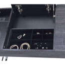 Acme Furniture Saffron 90317 Vanity Desk - Black Oak & Chrome IMAGE 4