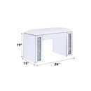 Acme Furniture Noralie 90467 Vanity Stool IMAGE 4