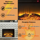 Acme Furniture Noralie 90530 Fireplace IMAGE 3