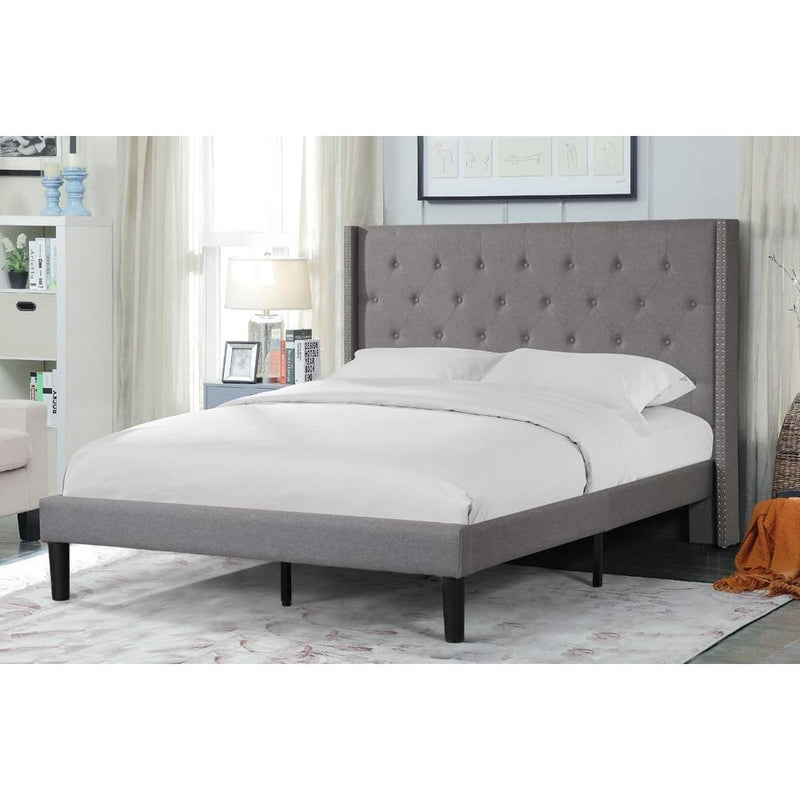 Titus Furniture T-2352 Full Upholstered Platform Bed T-2352G-D IMAGE 1