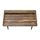 Monarch I 7538 Computer Desk - Brown/Black IMAGE 3