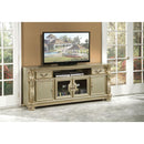 Acme Furniture Vendome II 91313 TV Stand - Gold Patina & Bone IMAGE 1