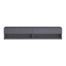 Acme Furniture Ximena 91347 TV Stand - Gunmetal IMAGE 2