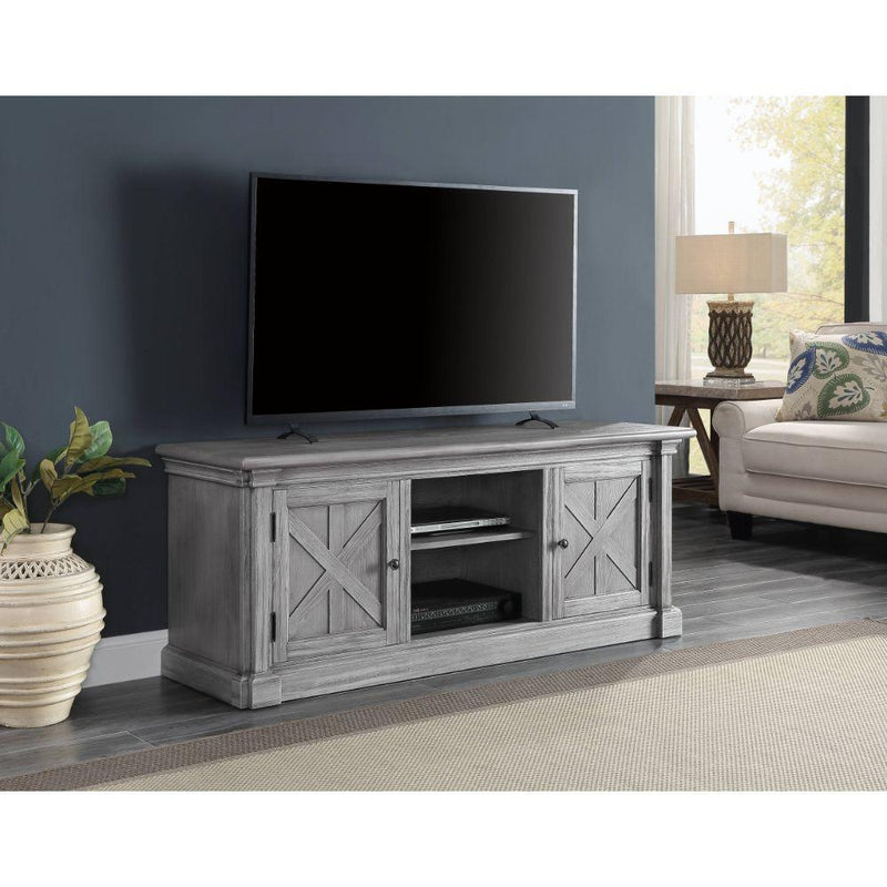 Acme Furniture Lucinda TV Stand with Cable Management 91612 IMAGE 4