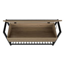 Monarch I 4501 Bench - Dark Taupe/Black IMAGE 5