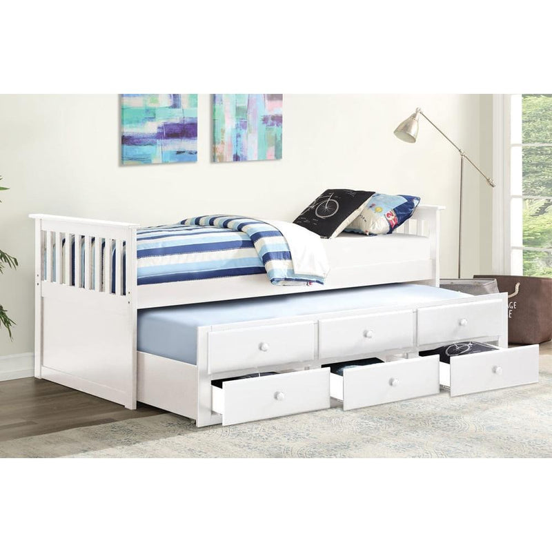 Titus Furniture T2100 Twin Bed with Storage T2100W IMAGE 1