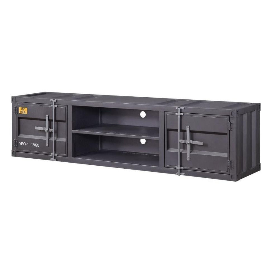 最愛 91885 Cargo Furniture Acme TV Gunmetal - Stand 小物入れ