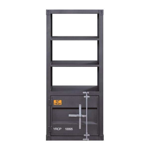 Acme Furniture Cargo 91886 Left Side Pier - Gunmetal IMAGE 1