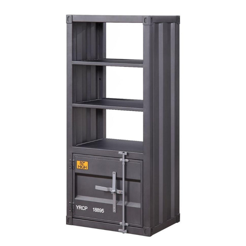 Acme Furniture Cargo 91886 Left Side Pier - Gunmetal IMAGE 2