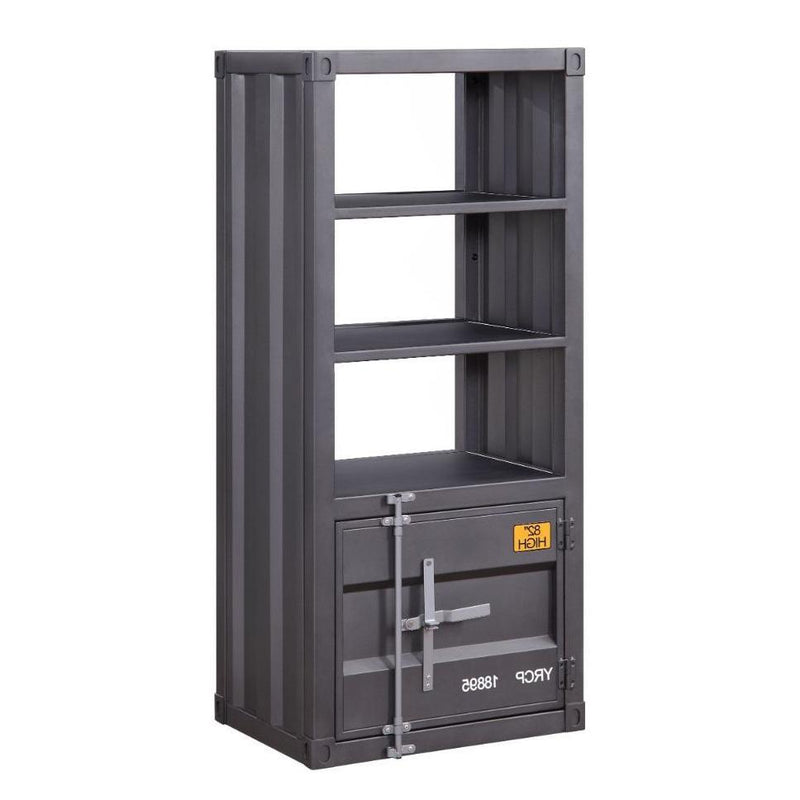 Acme Furniture Cargo 91887 Right Side Pier - Gunmetal IMAGE 2