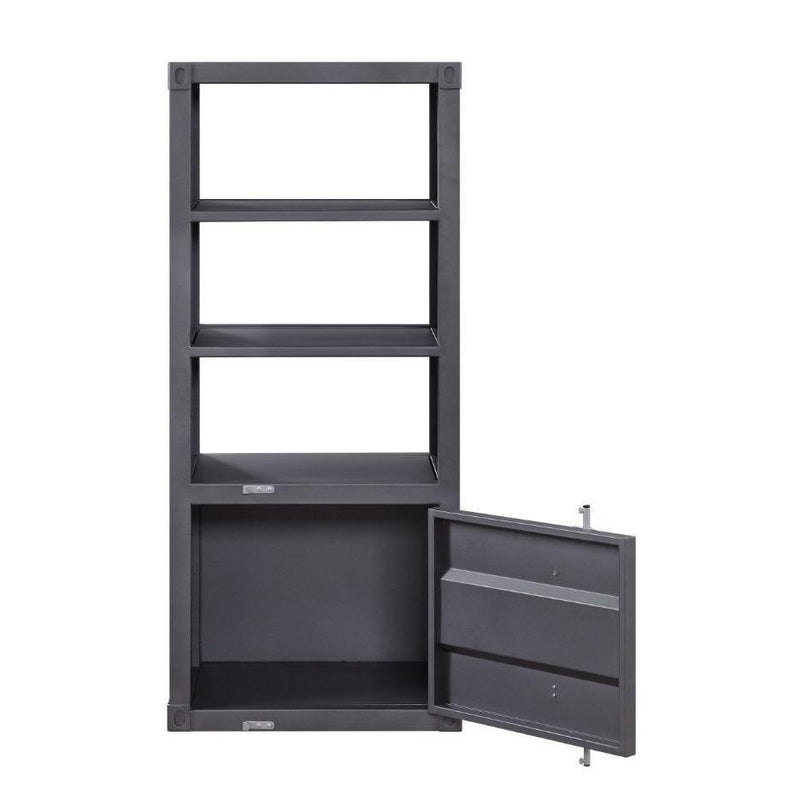 Acme Furniture Cargo 91887 Right Side Pier - Gunmetal IMAGE 3