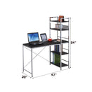Acme Furniture Elvis 92074 Writing Desk with Shelves IMAGE 3