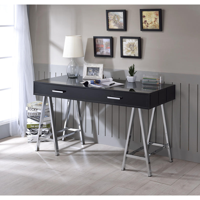 Acme Furniture Coleen 92227 Writing Desk - Black IMAGE 5