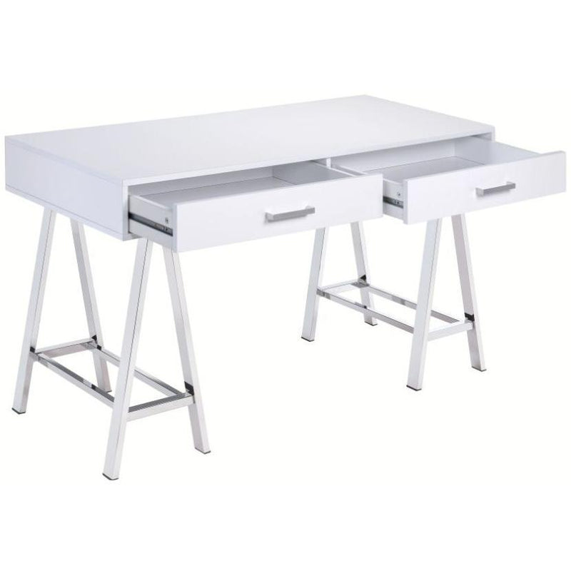 Acme Furniture Coleen 92229 Writing Desk - White IMAGE 3