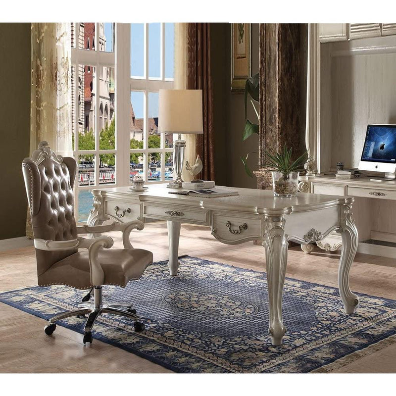 Acme Furniture Versailles 92275 Executive Desk - Bone White IMAGE 3