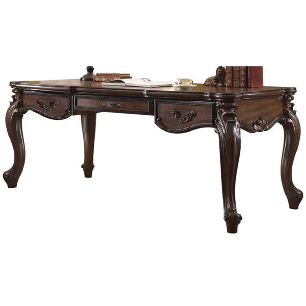 Acme Furniture Versailles 92280 Executive Desk - Cherry Oak IMAGE 1