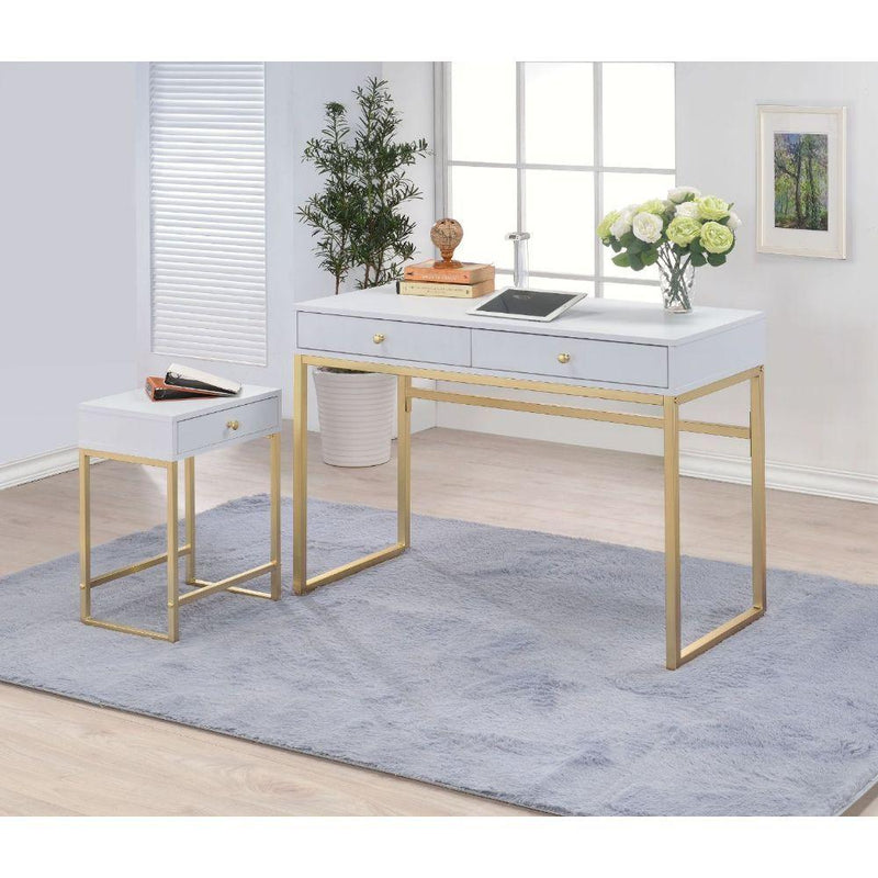 Acme Furniture Coleen 92312 Desk - White IMAGE 3