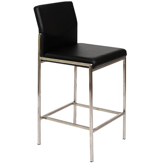 Furnishings' Mate Angle Counter Height Stool BS 030-BL-SS IMAGE 1