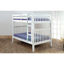 Titus Furniture T2502W 54″/54″ Bunk Bed (White) IMAGE 1