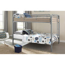 Titus Furniture T2810 39"/39" Bunk Bed - Silver IMAGE 1