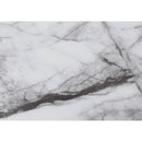 Monarch I 7539 Computer Desk - White Marble-Look/Black IMAGE 9