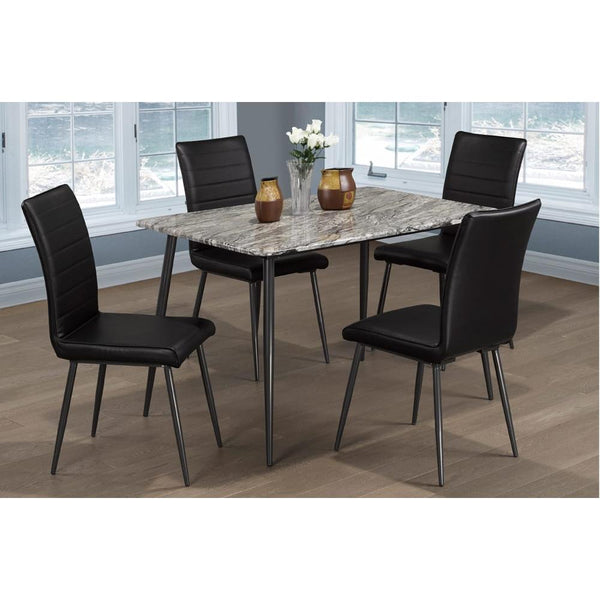 Titus Furniture Dining Table with Faux Marble Top T3206-T IMAGE 1