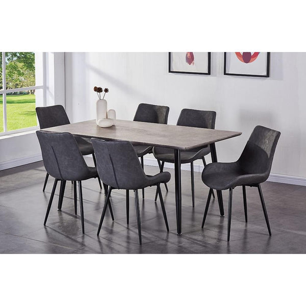 Titus Furniture T3315/280 7 pc Dinette T3315/280-SET IMAGE 1