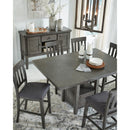 Signature Design by Ashley Hallanden D589-42 Rectangular Dining Room Counter Extension Table IMAGE 7