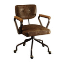 Acme Furniture Hallie 92410 Executive Office Chair - Vintage Whiskey IMAGE 1