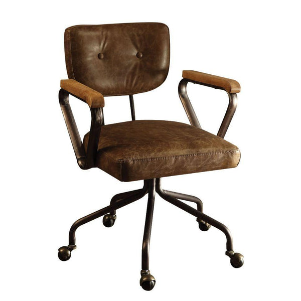 Acme Furniture Hallie 92410 Executive Office Chair - Vintage Whiskey IMAGE 1